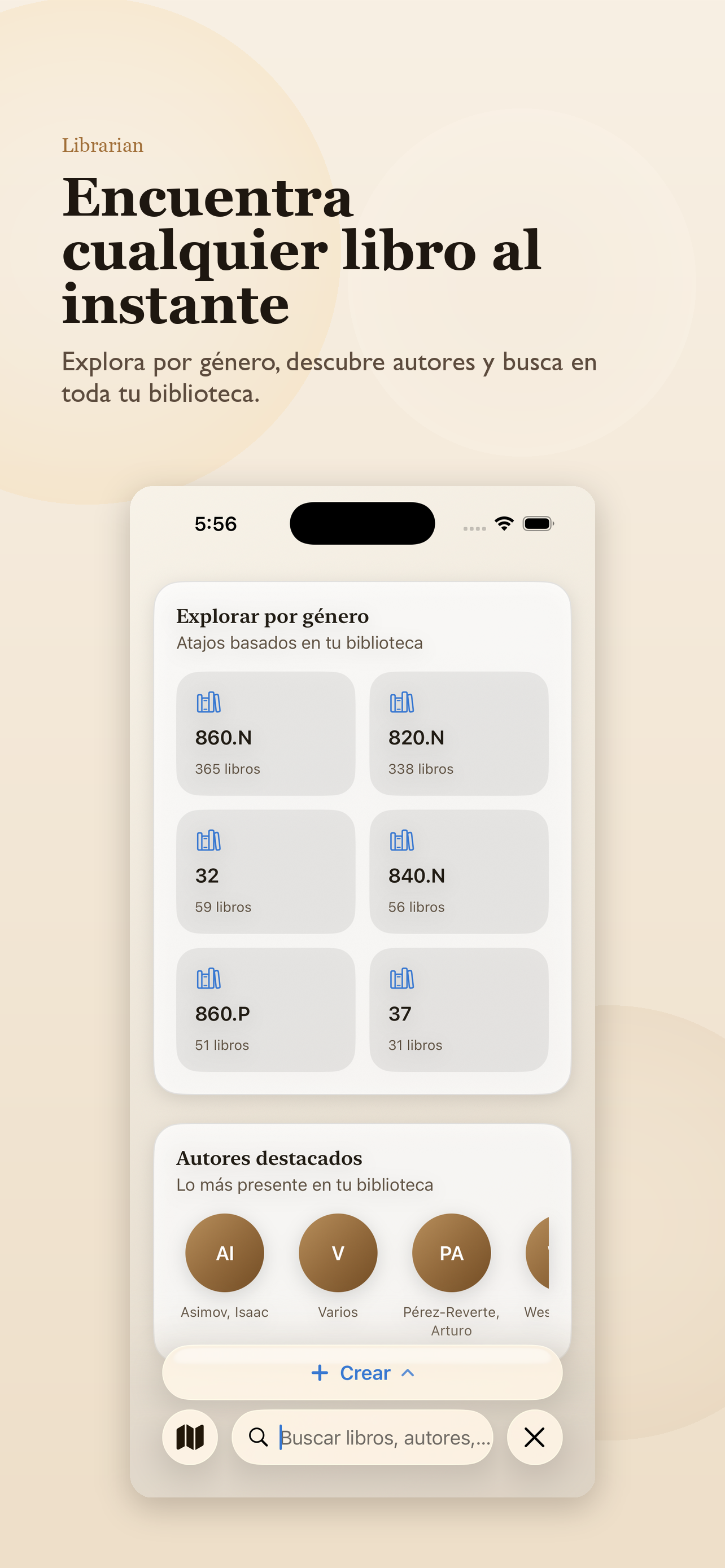 Búsqueda de libros en Librarian